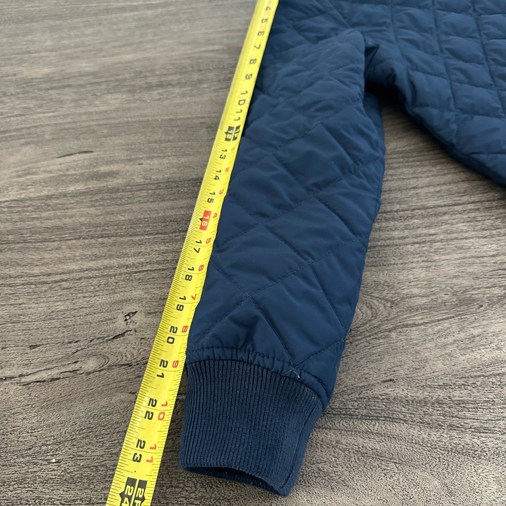 Abercrombie Kids Navy Jacket with Mustard Lining - Picture 7 of 9